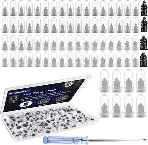 NACHLYNN 50 قطعة من مسامير إصلاح الإطارات، أداة براغي مطاطية ذاتية التنصت، أداة إصلاح إطارات الخدمة الذاتية NAI لشاحنة الدراجات النارية للسيارة in Kuwait