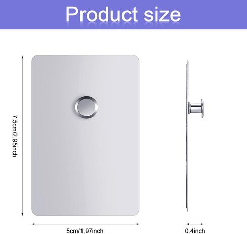 Adhesive Picture Hangers Without Nails Stainless Steel Picture Hanging Hooks Universal Frame Wall Hangers Poster Hooks for Home Wall Decor(10 Pieces) in Saudi Arabia