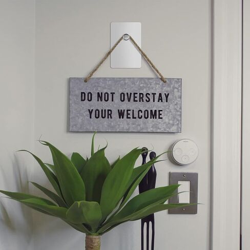 Adhesive Picture Hangers Without Nails Stainless Steel Picture Hanging Hooks Universal Frame Wall Hangers Poster Hooks for Home Wall Decor(10 Pieces) in Saudi Arabia
