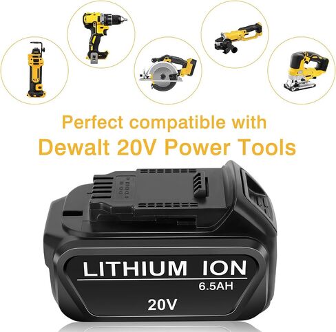 Lipop 2-Pack [Upgraded to 4500mAh] High Capacity 18V DC9096 Battery Replacement for Dewalt 18V XRP Ni-Cad Battery DC9099 DW9095 DW9096 DW9098 DW9099 for 18Volt Dewalt Batteries in Saudi Arabia