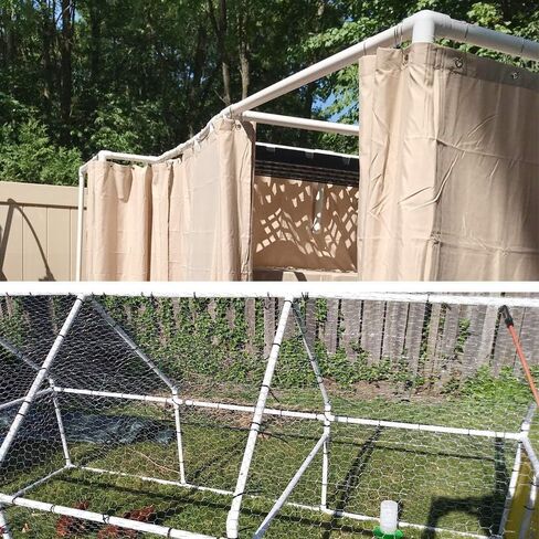 KEJJNYER 24 Pack 4 Way 1/2 Inch PVC Fittings Pipe, Heavy Duty PVC Pipe Fittings Connectors for Building PVC Furniture, Greenhouse Shed Pipe, PVC Pipe Joint in Kuwait