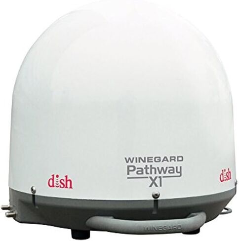 Winegard PA-2000 Pathway X1 هوائي تلفزيون الأقمار الصناعية للشاحنة المحمولة الأوتوماتيكية للأطباق (هوائي الأقمار الصناعية للنقل بالشاحنات، حوامل اختيارية) in Kuwait