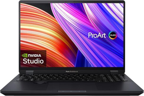 ASUS ProArt StudioBook 16 Laptop, 16â€ 2560x1600 120Hz Display, AMD Ryzen 7, 32GB DDR4, 1TB PCIe SSD, Nvidia Geforce RTX 3060, Windows 11 Home, H5600QM-AH78, Star Black in Saudi Arabia