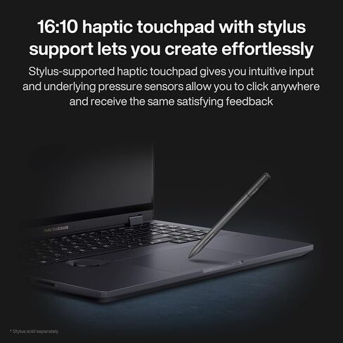 ASUS ProArt StudioBook 16 Laptop, 16â€ 2560x1600 120Hz Display, AMD Ryzen 7, 32GB DDR4, 1TB PCIe SSD, Nvidia Geforce RTX 3060, Windows 11 Home, H5600QM-AH78, Star Black in Saudi Arabia