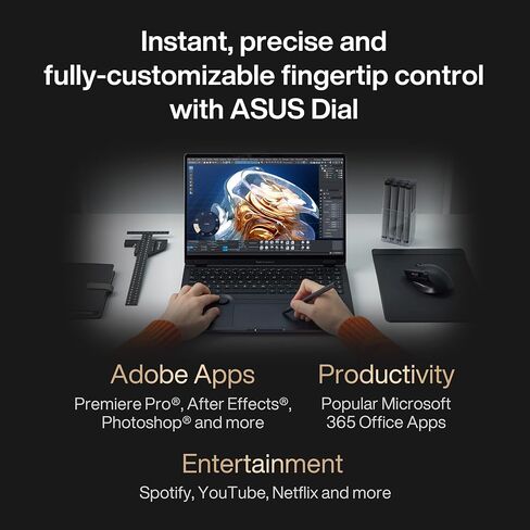 ASUS ProArt StudioBook 16 Laptop, 16â€ 2560x1600 120Hz Display, AMD Ryzen 7, 32GB DDR4, 1TB PCIe SSD, Nvidia Geforce RTX 3060, Windows 11 Home, H5600QM-AH78, Star Black in Saudi Arabia