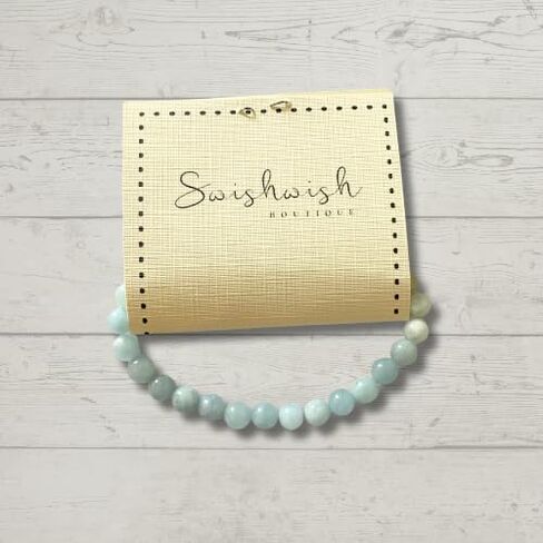 Aquamarine Bracelet, Healing Crystal Bracelet, Crystal Gifts, Healing Crystals, Cleansing Bracelet, Healing Crystals Bracelet, Crystal Bracelets for Women, Crystal Gifts for Women in Saudi Arabia