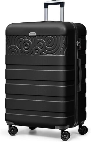 Krute Carry On Luggage 22x14x9 الأمتعة ذات الغلاف الصلب المعتمدة من شركة الطيران مع عجلات دوارة، حقيبة أطفال مقاس 20 بوصة PC&ABS TSA Lock (AppleGreen) in Saudi Arabia