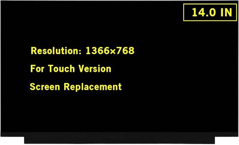 GBOLE 14.0" New Screen Replacement NT140WHM-T00 NT140WHM-T02 for B140XTK02.0 B140XTK02.1 B140XTK02.3 HD 1366x768 40Pin LED LCD Display OnCell-Touch Screen Panel in Saudi Arabia