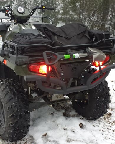 موسع الرف الأمامي والخلفي A & UTV PRO لعام 2014-2022 Polaris Sportsman Touring 570 450 HO، ملحقات تخزين موسع الرف الفولاذي الصلب للطرق الوعرة، استبدل OEM # 2879716، 2879717، أسود، مجموعة من 2 in Saudi Arabia