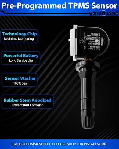 Pre-Programed Tire Pressure Sensor 13598771 for:-Chevy Camaro Colorado Corvette Cruze Cruze Limited Equinox Express 1500 Express 2500 Express 3500 HHR 2008-2022, 13586335, 4313085Z03 (4) in Saudi Arabia