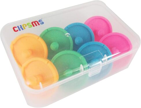 CKPSMS Brand - 8PCS #KP-19176 Bobbin Topper-Fits All Popular Sizes of Spools-Thread Lock Feature Helps Keep Thread Organized and Neat in Saudi Arabia
