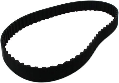 حزام توقيت 255L حزام توقيت مطاطي مسنن حزام توقيت صناعي حلقة مغلقة عجلة بكرة متزامنة 255 مم 20 مم 9.525 مم أسود قطعة واحدة، Aicosineg in Kuwait