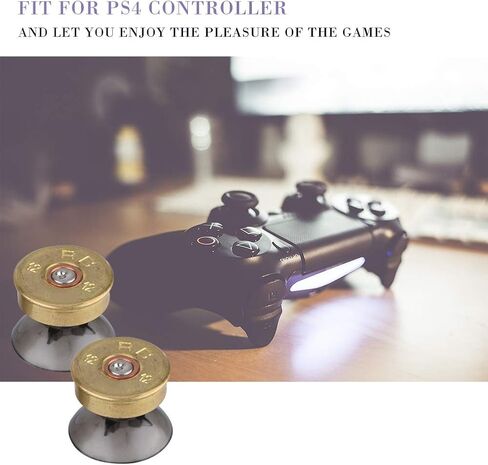 Thumbstick Mod Kit Bullet Buttons لجهاز PS4، Bullet Thumbstick، لقطع غيار قبضة التحكم بلاي ستيشن 4 بلاي ستيشن 4 in Kuwait