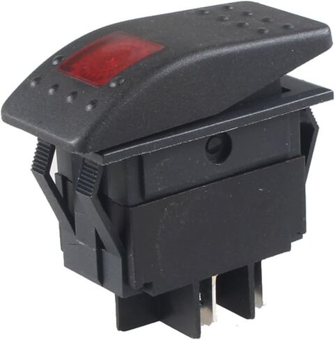 ESUPPORT Car Marine Blue LED Toggle Switch Dash 4pin Pack of 5 in Saudi Arabia