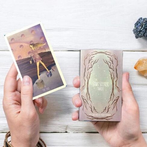 The Star Seeker Tarot Deck - 79 Cards of Magic and Beauty, Guiding Your Spiritual Path, 2.75in x 4.75in (70mm x 120mm) in Kuwait