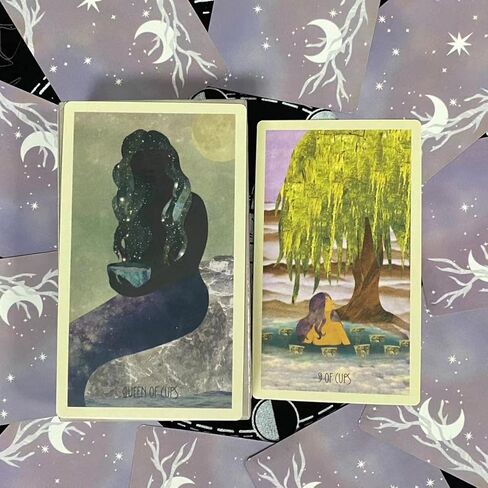 The Star Seeker Tarot Deck - 79 Cards of Magic and Beauty, Guiding Your Spiritual Path, 2.75in x 4.75in (70mm x 120mm) in Kuwait