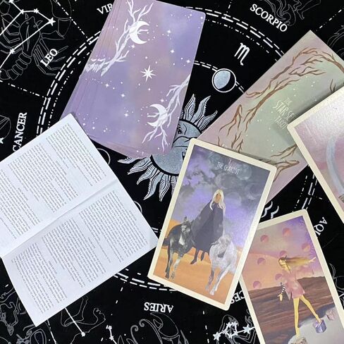 The Star Seeker Tarot Deck - 79 Cards of Magic and Beauty, Guiding Your Spiritual Path, 2.75in x 4.75in (70mm x 120mm) in Kuwait