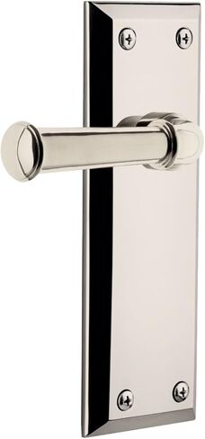 دمية مزدوجة طويلة اللوح من جرانديور هاردوير فيفث أفينيو مع رافعة جورج تاون من النيكل المصقول in Kuwait