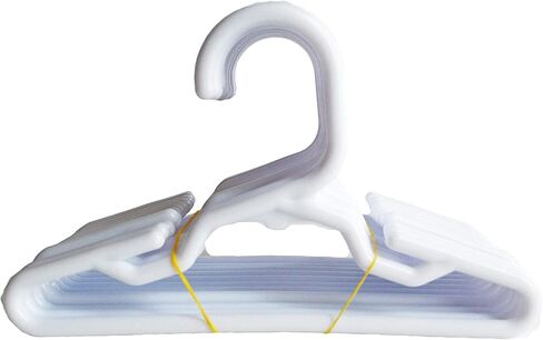 شماعات بريتاني 12 بيضاء مقاس 5.5 بوصة للدمى مقاس 14 بوصة والدمى مقاس 18 بوصة - شماعات ملابس الدمى in Kuwait