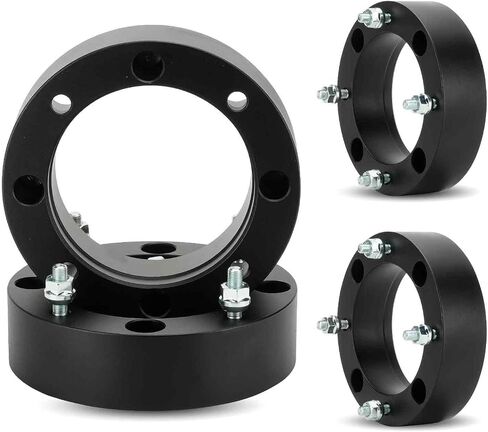 TadaMark 4x156 Wheel Spacers 1in Wheel Adapters Forged 4 Lugs fit for Kawasaki 300B Lakota 250 Mojave XT 250 Tecate Polaris Diesel Sportsman Ranger Xplorer RZR 131mm Bore with 3/8"-24 Studs 4pcs in Saudi Arabia