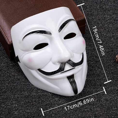 قناع فانفين المجهول باللون الأبيض in Kuwait