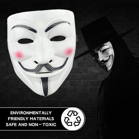 قناع فانفين المجهول باللون الأبيض in Kuwait