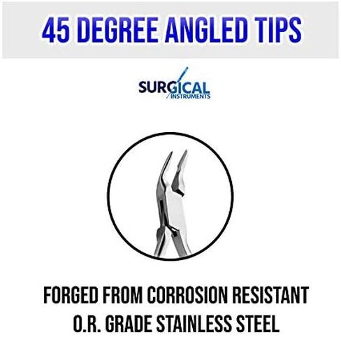 SurgicalOnline Blumenthal Bone Rongeur 45 درجة 6 بوصة أدوات طب الأسنان الجراحية in Kuwait