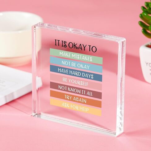 Inspirational Quotes homeschool supplies - It Is Okay To Be Yourself Boho Classroom Decor - Affirmations Gift, Educational Quotes Decorations Teacher Supplies in Kuwait