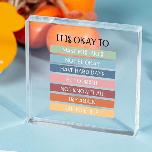 Inspirational Quotes homeschool supplies - It Is Okay To Be Yourself Boho Classroom Decor - Affirmations Gift, Educational Quotes Decorations Teacher Supplies in Kuwait