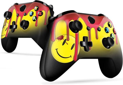 وحدة تحكم DreamController Watchmen Blooody Emoji Custom X-box اللاسلكية المتوافقة مع X-box One/X-box Series X/S مخصصة بفخر في الولايات المتحدة الأمريكية مع طباعة HYDRODIP دائمة (ليست مجرد بشرة) (MODDED) in Kuwait