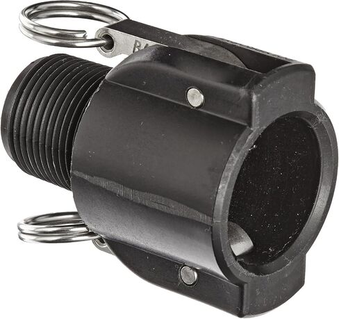 Banjo 100B Polypropylene Cam & Groove Fitting, 1" Female Coupler x NPT Male in Saudi Arabia