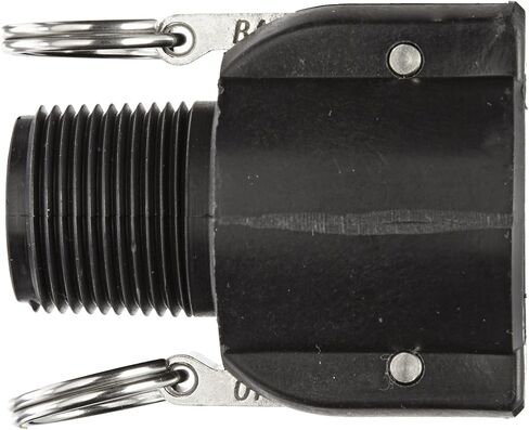 Banjo 100B Polypropylene Cam & Groove Fitting, 1" Female Coupler x NPT Male in Saudi Arabia