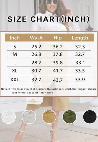 Women's Cargo Midi Skirt High Elastic Waist Front Slit Vintage Style Trendy Long Solid Skirts for Women in Saudi Arabia