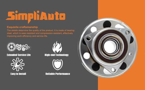 استبدال محمل محور العجلة لـ Buick Regal Lacrosse Allure، Cadillac CTS XTS، لـ Chevy Impala Equinox Malibu، GMC Terrain، SAAB 9-5 [513288-x2] in Kuwait