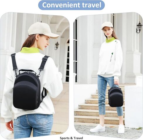 حافظة قبعة SunForMorning، لتخزين قبعات البيسبول مع مقبض حمل وحزام كتف، منظم القبعة يحمي ما يصل إلى 6 قبعات، مثالية للجولف والبيسبول in Kuwait