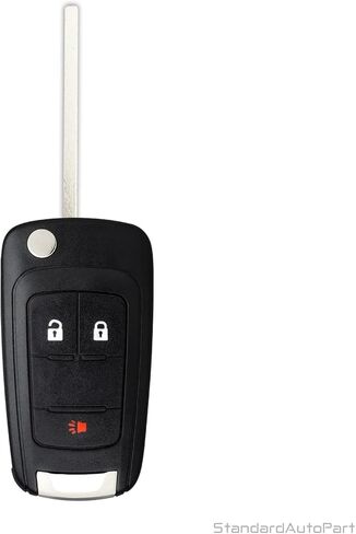 StandardAutoPart Car Keyless Entry Remote flip Key [ Shell CASE ] Compatible with Chevrolet Equinox Sonic Spark Trax GMC Terrain Buick Encore OHT01060512 (Shell Case) in Saudi Arabia