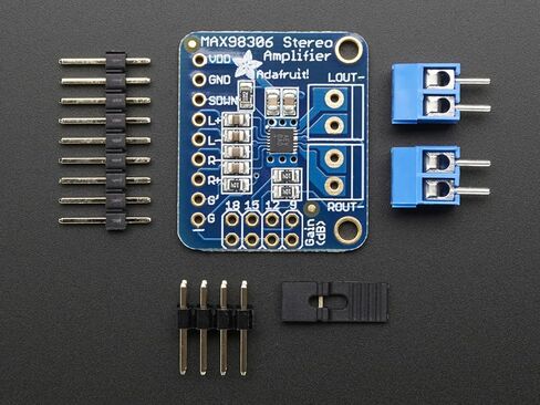 Adafruit Industries Stereo 3.7W Class D Audio Amplifier - MAX98306 in Saudi Arabia