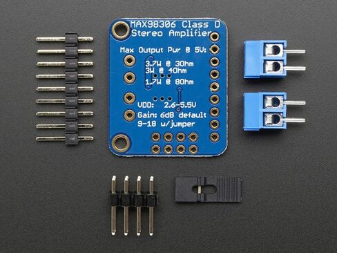 Adafruit Industries Stereo 3.7W Class D Audio Amplifier - MAX98306 in Saudi Arabia