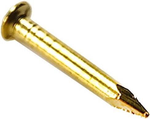 500PCS Brass Nails Golden Small Copper Nails Item Fixing Hardware Accessories for Wooden DIY Decorative, 0.04" x 0.39" in Saudi Arabia