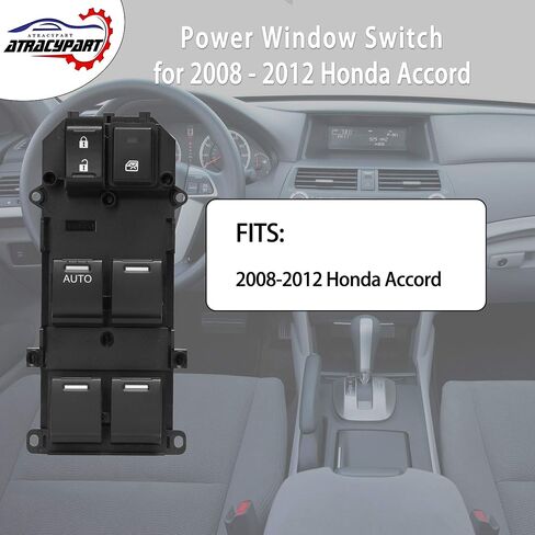 Master Power Window Switch Front Left Driver Side | for 2008-2012 Honda Accord | Replaces# 35750-TB0-H01, 35750-TBD-H13, 35750-TA0-A02 in Saudi Arabia