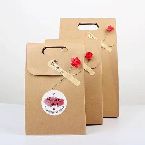 شكرًا لك على دعم ملصقات أعمالي الصغيرة مقاس 2 بوصة، ملصقات شكرًا لك على التغليف، ملصق شكرًا لك على الأعمال الصغيرة بتصميم ألوان مائية، 500 لفة مقاومة للماء in Kuwait