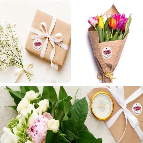 شكرًا لك على دعم ملصقات أعمالي الصغيرة مقاس 2 بوصة، ملصقات شكرًا لك على التغليف، ملصق شكرًا لك على الأعمال الصغيرة بتصميم ألوان مائية، 500 لفة مقاومة للماء in Kuwait