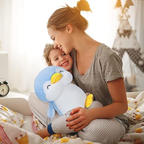 Plushies Penguin Stuffed Animal Toys,Fat Penguin Plush Doll Boy Girl Girlfriend Valentine's Day Gift Cute Pillow (Grey,9.8in) in Saudi Arabia