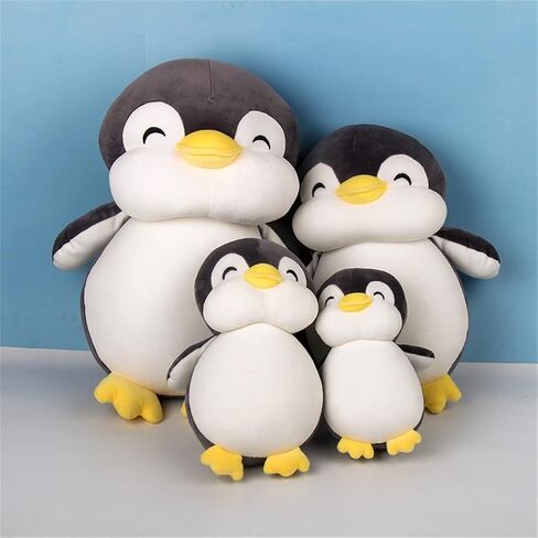 Plushies Penguin Stuffed Animal Toys,Fat Penguin Plush Doll Boy Girl Girlfriend Valentine's Day Gift Cute Pillow (Grey,9.8in) in Saudi Arabia