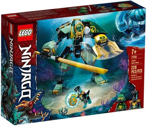 LEGO NINJAGO Lloyd’s Hydro Mech 71750 Building Kit, Underwater Playset with NINJAGO Lloyd and Mech; Role-Play Action for Boys and Girls Ages 7 and Up in Saudi Arabia