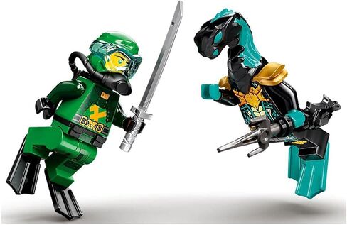 LEGO NINJAGO Lloyd’s Hydro Mech 71750 Building Kit, Underwater Playset with NINJAGO Lloyd and Mech; Role-Play Action for Boys and Girls Ages 7 and Up in Saudi Arabia