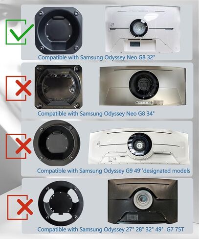 دعامة محول تثبيت على الحائط متوافقة مع هاتف Samsung Odyssey Neo G8 S32BG850NC S32BG850NK S32BG854NC LS32BG850NNXGO LS32BG852NNXGO in Kuwait