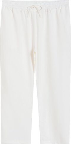 Weintee Women's Plus Size Petite Linen Pants with Pockets in Saudi Arabia