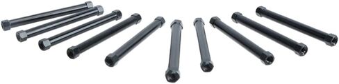 عمود فاصل YXQ M3x45mm سداسي من الألومنيوم برأس عريض لأجزاء DIY RC/FPV/CNC/طائرة بدون طيار متعددة المروحيات 10 قطع (أسود) in Kuwait