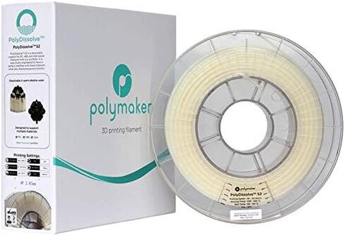 2.85mm(3mm) Break Away Support Material for PLA 2.85mm Filament, 750g - Polymaker PolySupport 3D Filament Support 3D Printer Filament Easy Support Removal, Print with 2.85mm Openning 3D Printers Only in Saudi Arabia